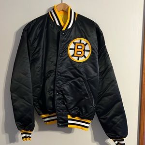 80s Satin Boston Bruins jacket